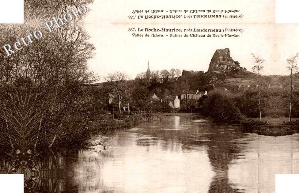 Ruines du Chateau de Roc'h-MOrvan, Vallee de l'Elorn