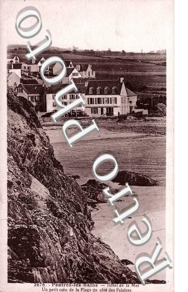 Hotel de la Mer, Un coin de la Plage du cote des Falaises