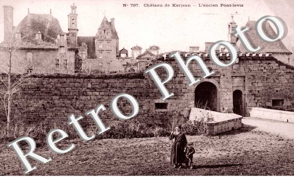 chateau de Kerjean, l'ancien pont-levis