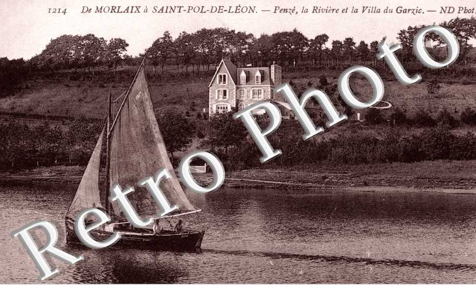 la riviere et la villa du Garzic