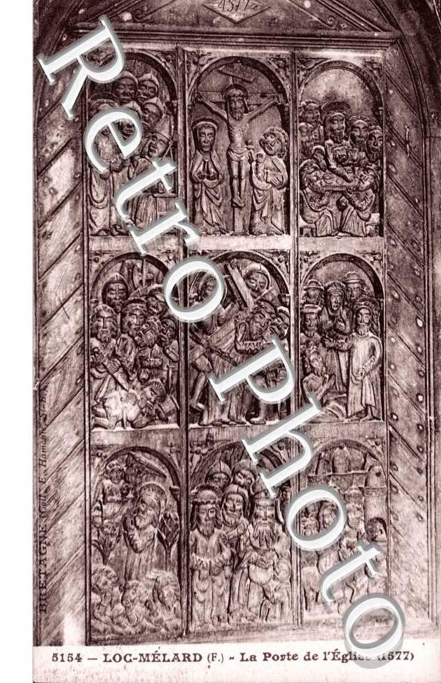 Loc-Melard La porte de l'eglise