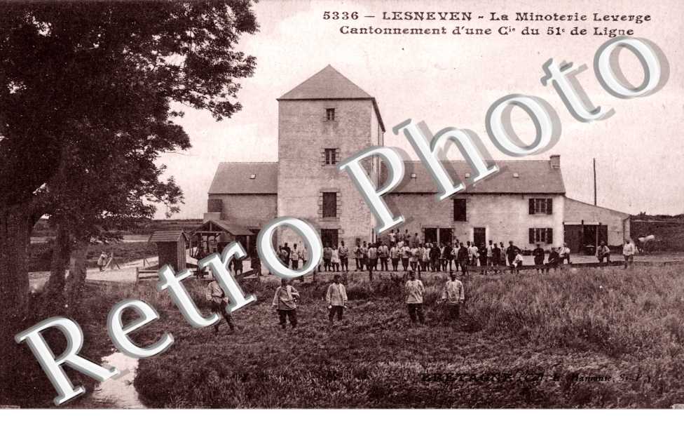 la Minoterie Leverge, Cantonnement d'une Compagnie du 51eme de Ligne