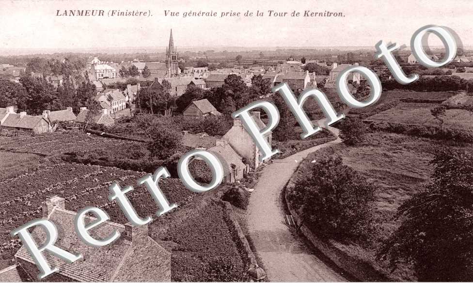 Vue generale, prise de la Tour de Kernitron