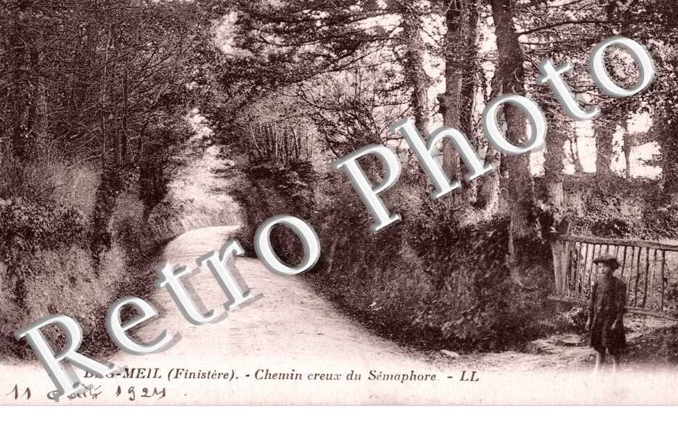 Beg Meil chemin creux du Semaphore