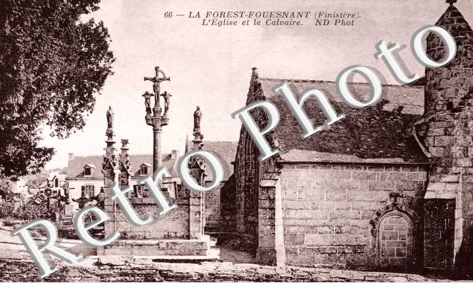 l'église et le calvaire