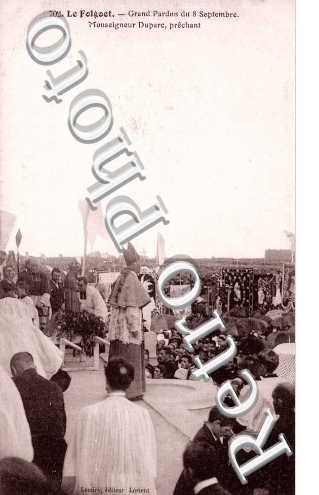 grand pardon du 8 septembre, monseigneur duparc, prechant