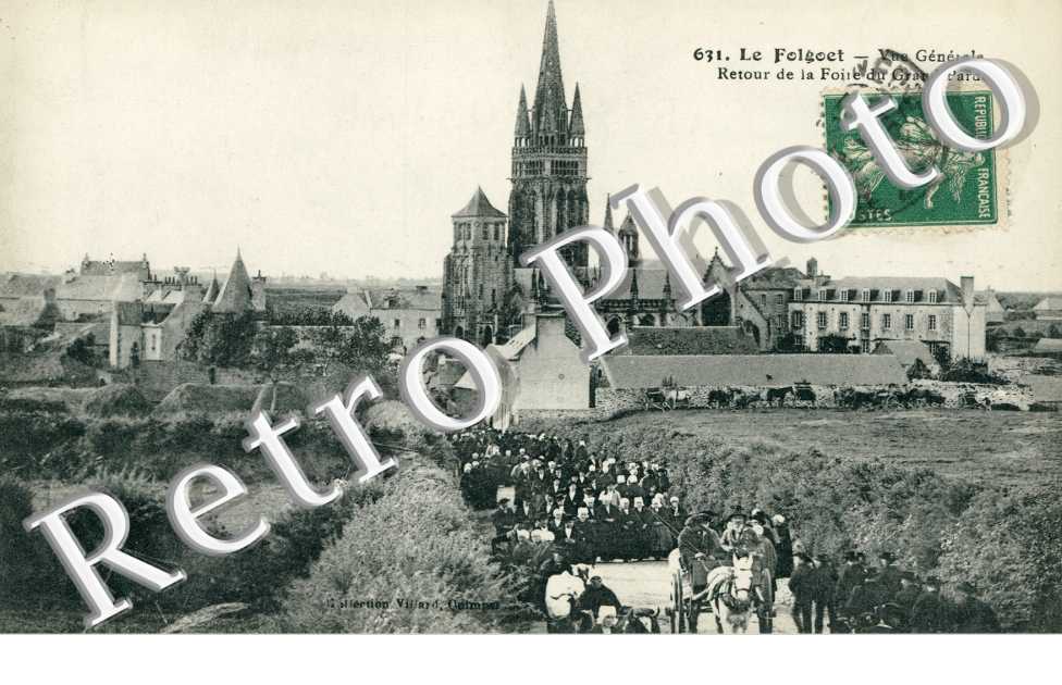 vue generale, retour de la foire du grand pardon
