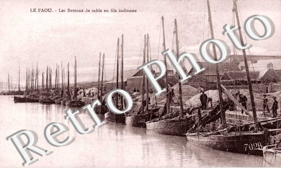 les Bateaux de sable en file indienne