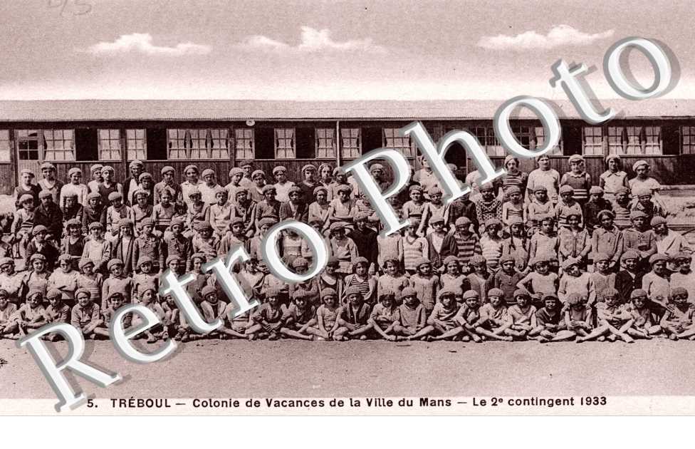 Treboul, Colonie de vacances de la Ville du Mans - 2ème contingent 1933
