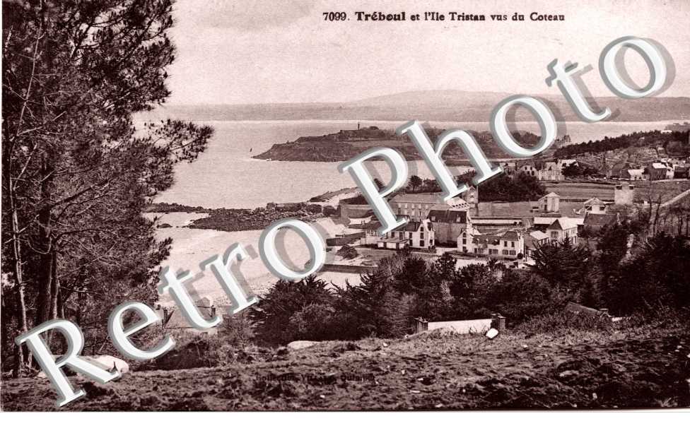 Treboul et l'Ile Tristan vus du coteau