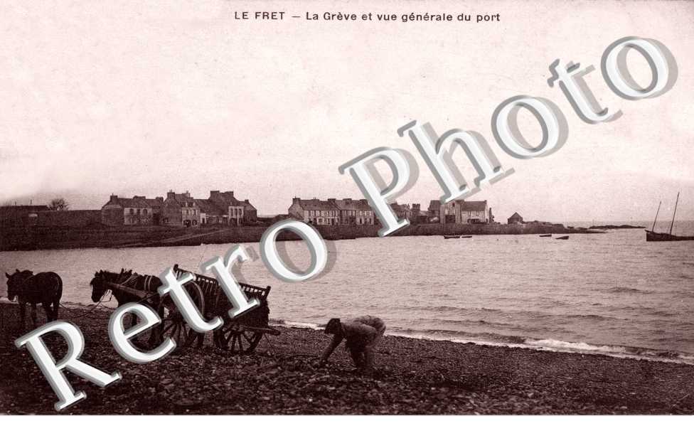 Le Fret, la Greve et vue generale du Port
