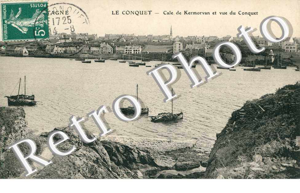 Cale de Kermorvan et Vue du Conquet