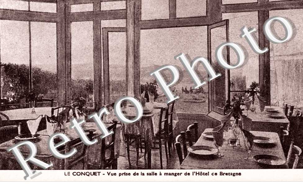 Vue prise de la Salle a manger de l'Hotel de Bretagne