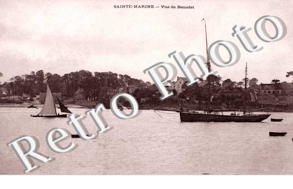 Sainte-Marine. Vue de Benodet