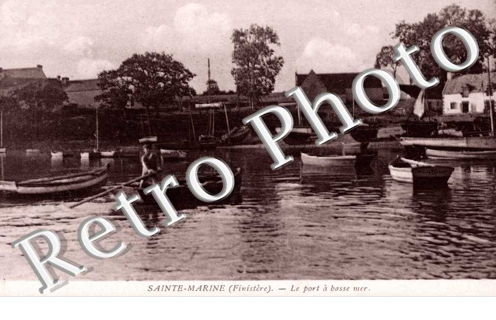 Sainte-Marine. le Port a basse mer