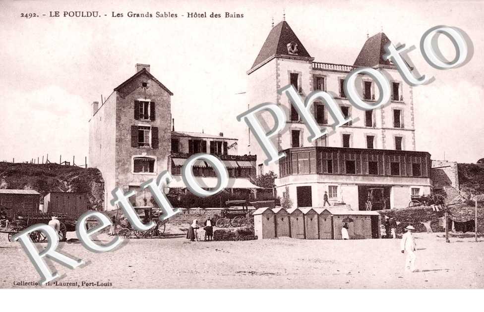Le Pouldu - les Grands Sables, Hotel des Bains