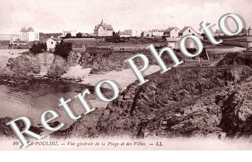 Vue Generale de la Plage et des Villas