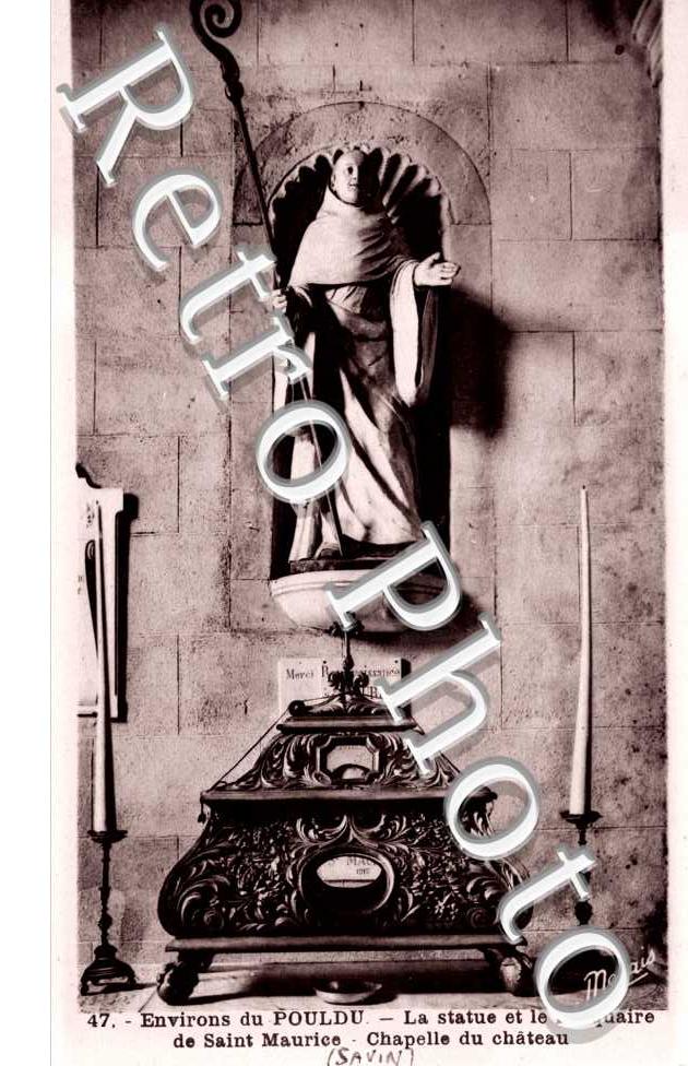 La Statue et le reliquaire de Saint Maurice