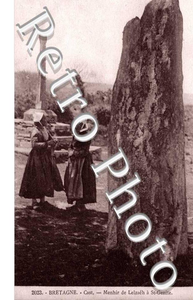 Menhir de Lelzaeh a St Genite