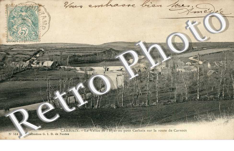 la Vallee de l'Hyer au petit Carhaix sur la Route de Carnoët