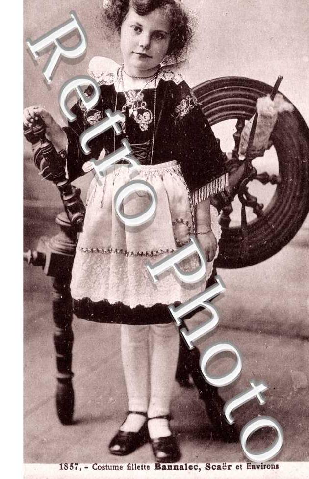 jeune fille, costume, folklore