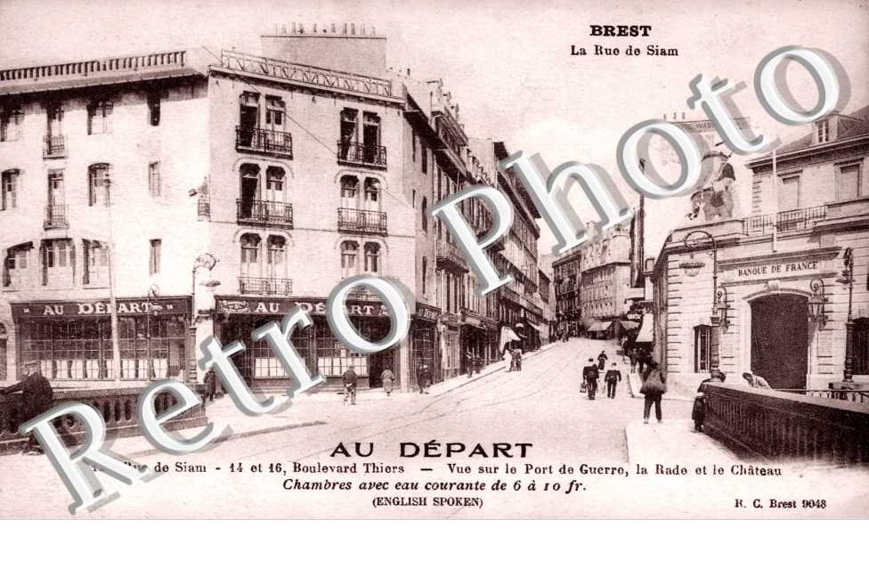 127  Rue de Siam - 14 et 16 boulevard Thiers -  Hotel Au Départ