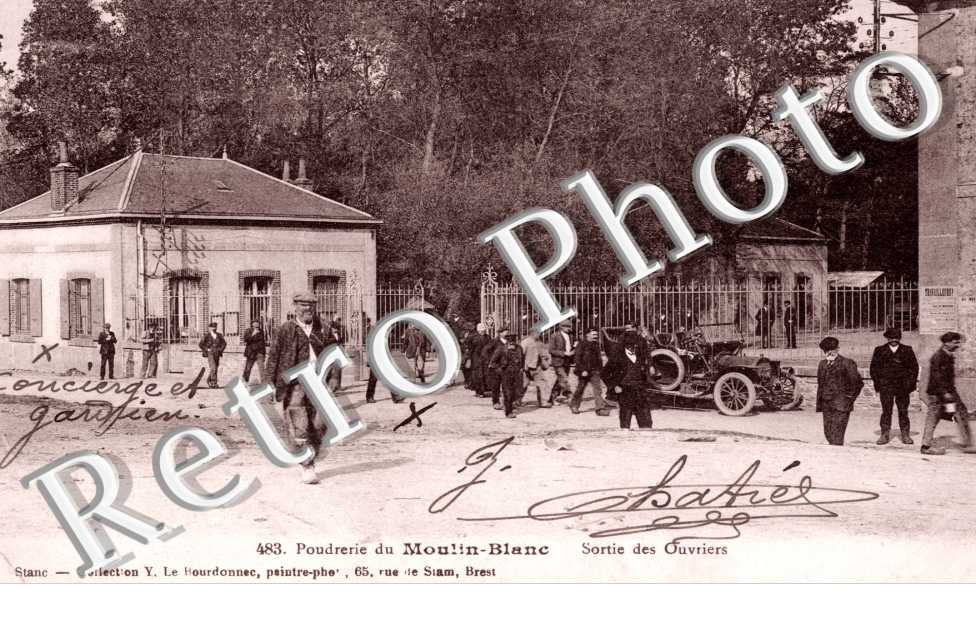 Poudrerie du Moulin Blanc, Sortie des Ouvriers