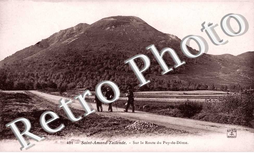 Sur la route de puy de Dome