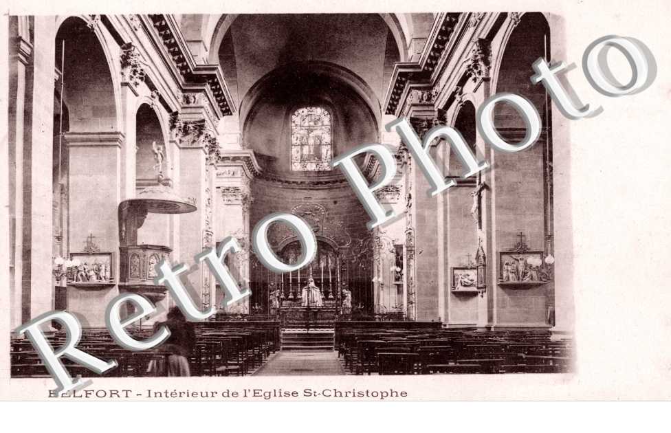 Interieur de l'eglise Saint Christophe