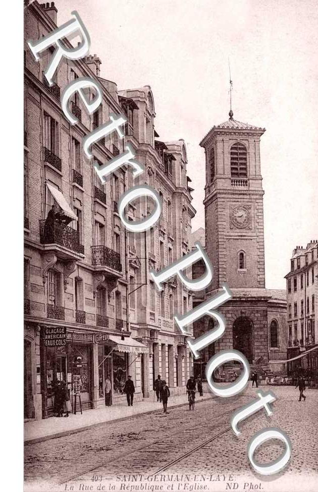 la Rue de la Republique et l'Eglise