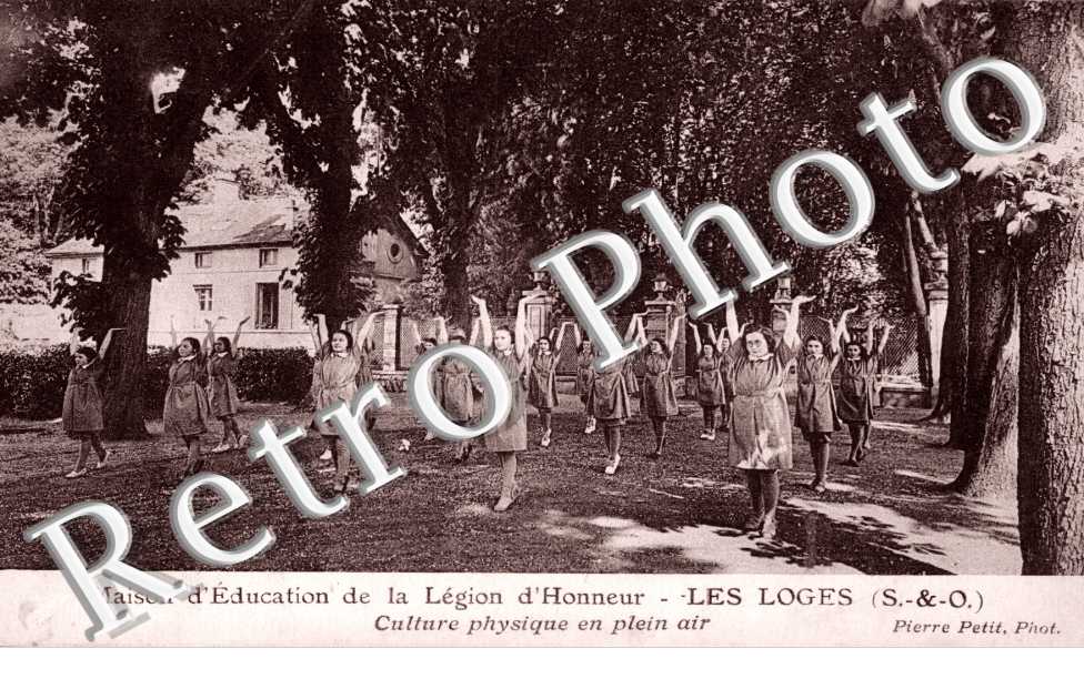 la Maison d'Education de la Legion d'Honneur, les Loges, la Culture Physique en plein air