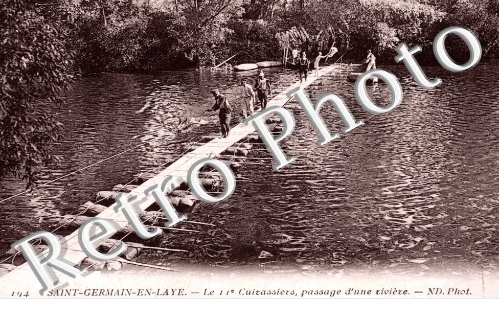 Le 11eme Cuirassiers, passage d'une riviere