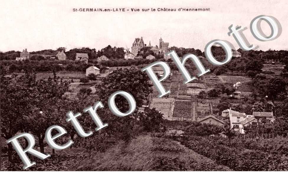 vue sur le chateau d'Hennemont