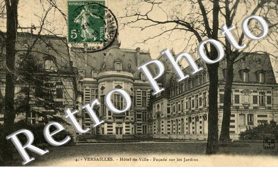 Hotel de Ville, Facade sur les Jardins