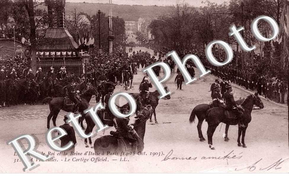 le roi et la reine d'Italie oct 1903