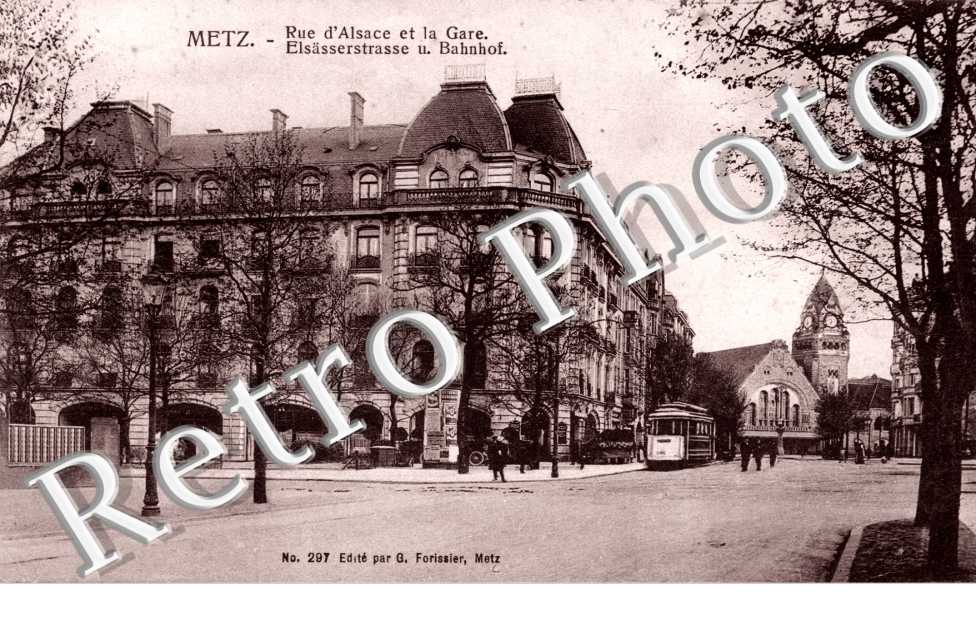 rue d'Alsace et la gare