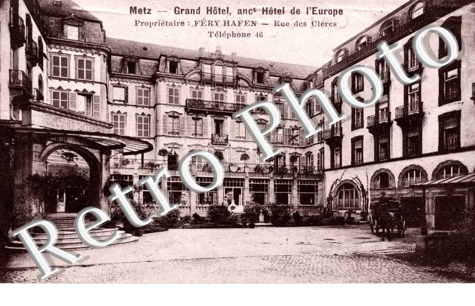 Grand Hotel, Hotel de l'Europe, Fery Hafen - Rue des Clercs