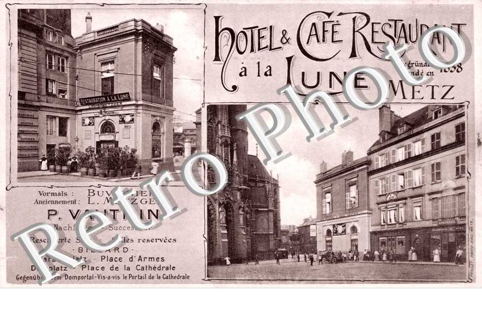 Hotel CafRestaurant la Lune P. Vautrin -  Place d'Armes Place de la cathedrale