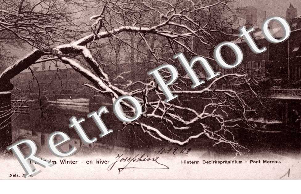 En Hiver - Pont Moreau
