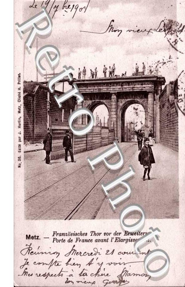 Porte de France avant l'elargissement