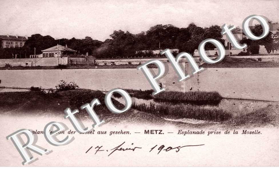 esplanade prise de la Moselle