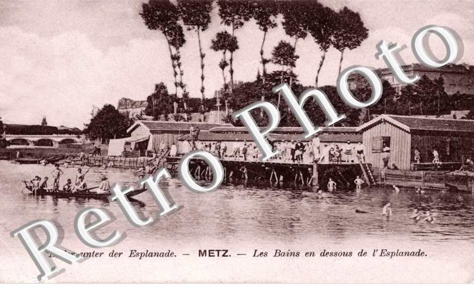les bains en dessous de l'esplanade