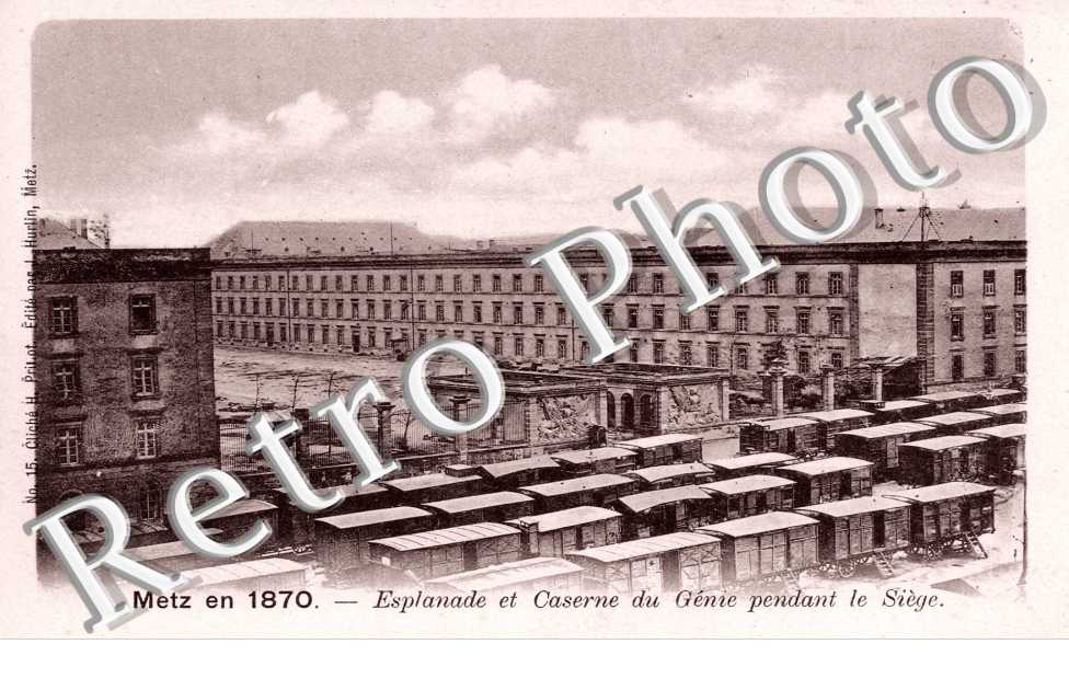 Esplanade et caserne du Genie pendant le Siege