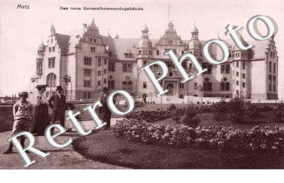 Das neue Generlkommandogebaude (Palais du General Commandant)