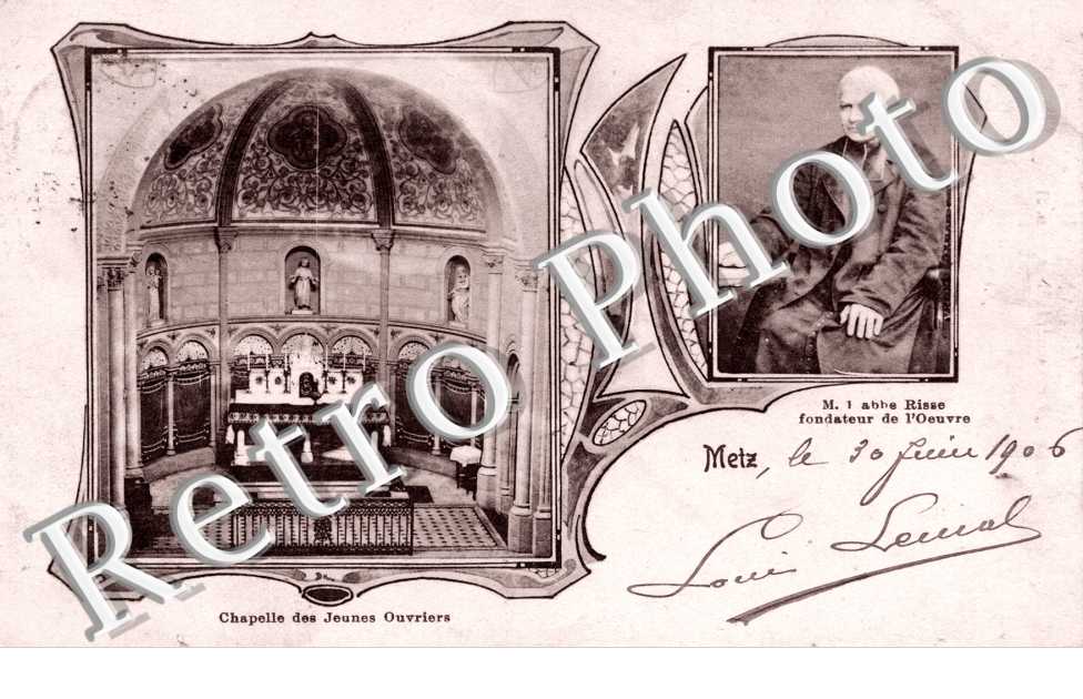 chapelle des jeunes ouvriers M. l'Abbe Risse