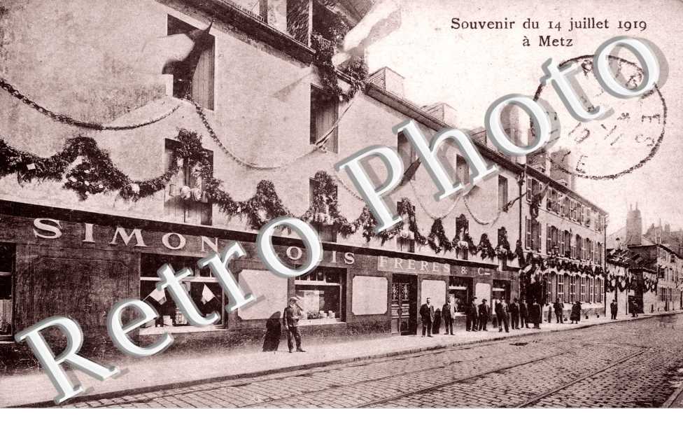 souvenir du 14 juillet 1919  Simon Louis Freres magasin