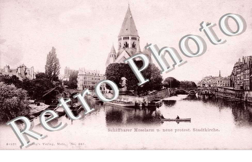 Nouveau Temple Protestant et la Moselle