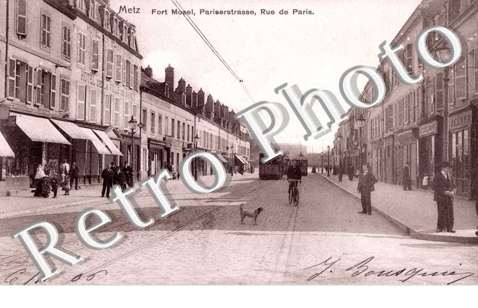Fort Mosel. rue de Paris (Edit. Nels)