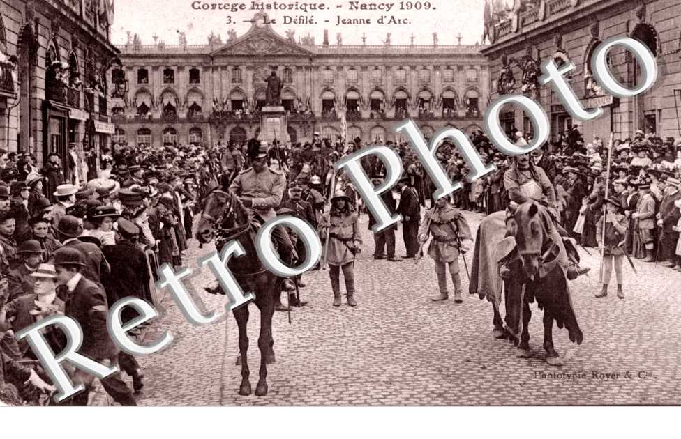 place Stanislas rue Here  Le defile Jeanne d'Arc