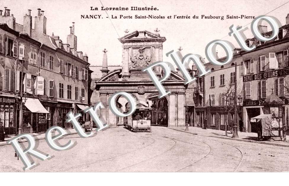 la porte Saint-Nicolas et l'entree du faubourg Saint-Pierre